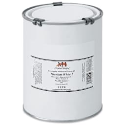 Michael Harding Artists Oil Color - Titanium White No. 2, 1 Liter