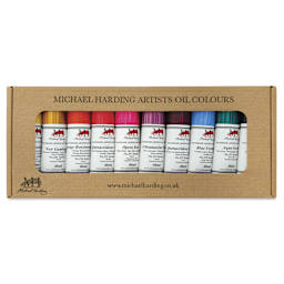 Michael Harding Artists Oil Color - Set of 10, Brick Lane Colors, 40 ml tubes front of package