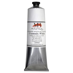 Michael Harding Artists Oil Color - Cremintz White (Linseed), 225 ml tube