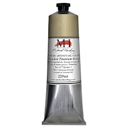 Michael Harding Artists Oil Color - Unbleached Titanium Dioxide, 225 ml tube