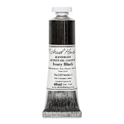 Michael Harding Artists Oil Color - Ivory Black, 40 ml tube