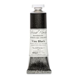 Michael Harding Artist Oil Paint - Vine Black, 40 ml tube