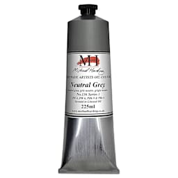 Michael Harding Artist Oil Paint - Neutral Grey, 225 ml tube