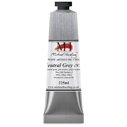 Michael Harding Artists Oil Color - Neutral Gray N7, 225 ml tube