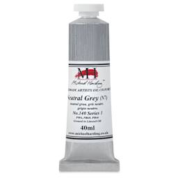 Michael Harding Artists Oil Color - Neutral Gray N7, 40 ml tube