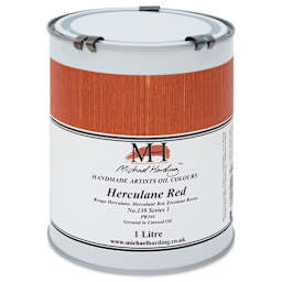 Michael Harding Artists Oil Color - Herculane Red, 1 Liter