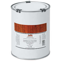 Michael Harding Artists Oil Color - Transparent Oxide Red, 1 Liter