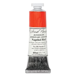 Michael Harding Artists Oil Color - Naphthol Red, 40 ml tube