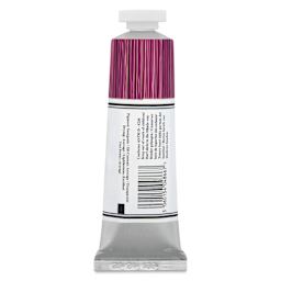 Michael Harding Artists Oil Color - Ultramarine Pink, back of 40 ml tube
