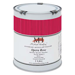 Michael Harding Artists Oil Color - Opera Rose, 1 Liter