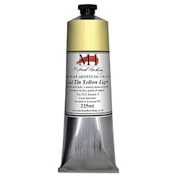 Michael Harding Artists Oil Color - Lead Tin Yellow, 225 ml tube