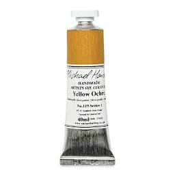 Michael Harding Artists Oil Color - Yellow Ochre, 40 ml tube