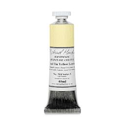 Michael Harding Artist Oil Paint - Lead Tin Yellow, Lemon 40 ml tube