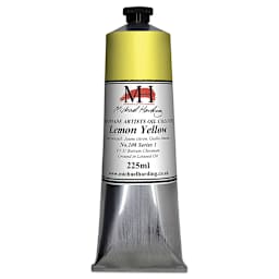 Michael Harding Artists Oil Color - Lemon Yellow, 225 ml tube