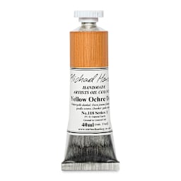 Michael Harding Artists Oil Color - Yellow Ochre Deep, 40 ml tube