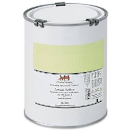 Michael Harding Artists Oil Color - Lemon Yellow, 1 Liter