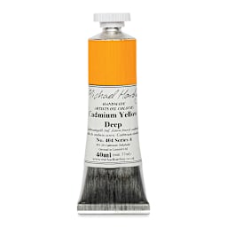 Michael Harding Artists Oil Color - Cadmium Yellow Deep, 40 ml tube