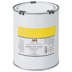 Michael Harding Artists Oil Color - Cadmium Yellow Lemon, 1 Liter