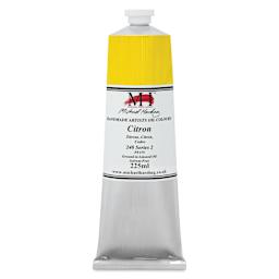 Michael Harding Artists Oil Color - Citron, front of 225 ml tube