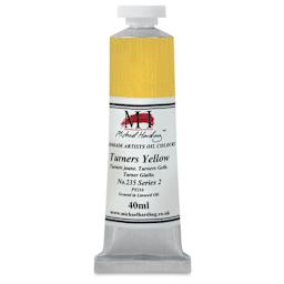 Michael Harding Artists Oil Color - Turners Yellow, 40 ml tube