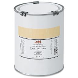 Michael Harding Artists Oil Color - Warm Light Yellow, 1 Liter