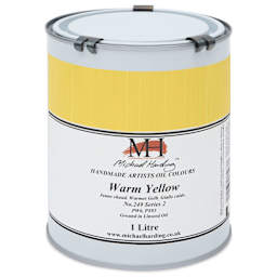 Michael Harding Artists Oil Color - Warm Yellow, 1 Liter