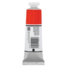 Michael Harding Artists Oil Color - Orange Sunset, back of 40 ml tube