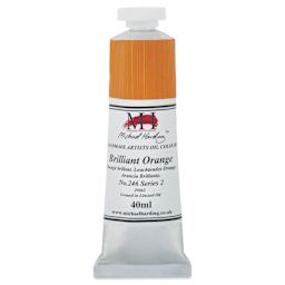 Michael Harding Artists Oil Color - Brilliant Orange, 40 ml tube