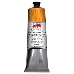 Michael Harding Artists Oil Color - Indian Yellow Red Shade, 225 ml tube