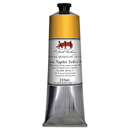 Michael Harding Artists Oil Color - Genuine Naples Yellow Dark, 225 ml tube