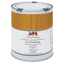Michael Harding Artists Oil Color - New Gamboge, 1 Liter