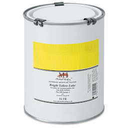 Michael Harding Artists Oil Color - Bright Yellow Lake, 1 Liter