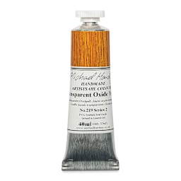 Michael Harding Artists Oil Color - Transparent Oxide Yellow, 40 ml tube