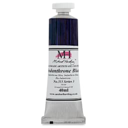 Michael Harding Artists Oil Color - Indanthrone Blue, 40 ml, Tube (Front)