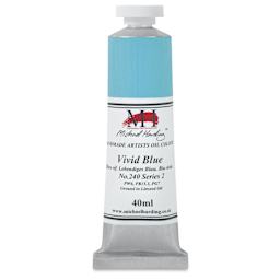 Michael Harding Artists Oil Color - Vivid Blue, 40 ml tube