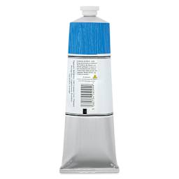 Michael Harding Artists Oil Color - Blue Verditer, back of 225 ml tube