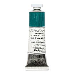 Michael Harding Artists Oil Color - Cobalt Turquoise Deep, 40 ml tube