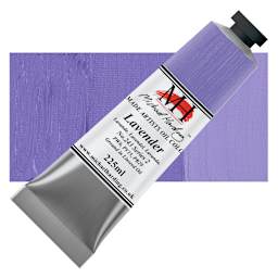 Michael Harding Artists Oil Color - Lavender, 225 ml tube and swatch