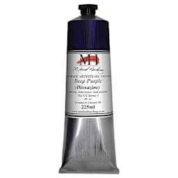 Michael Harding Artists Oil Color - Deep Purple (Dioxazine), 225 ml tube