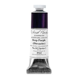 Michael Harding Artists Oil Color - Deep Purple (Dioxazine), 40 ml tube