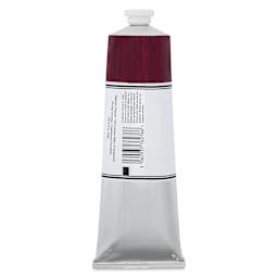 Michael Harding Artists Oil Color - Quinacridone Purple, back of 225 ml tube
