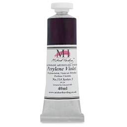 Michael Harding Artists Oil Color - Perylene Violet, 40 ml, Tube (Front)