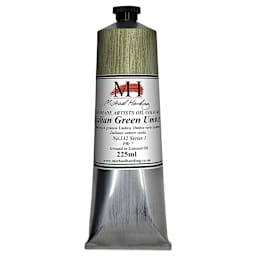Michael Harding Artists Oil Color - Italian Green Umber, 225 ml tube