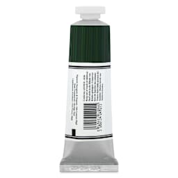 Michael Harding Artists Oil Color - Hookers Green, back of 40 ml tube