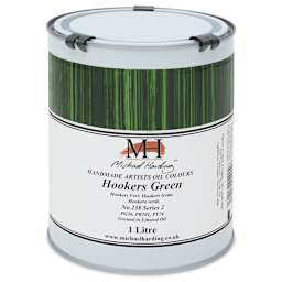 Michael Harding Artists Oil Color - Hookers Green, 1 Liter