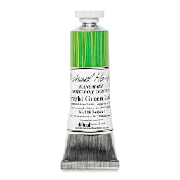 Michael Harding Artists Oil Color - Bright Green Lake, 40 ml tube