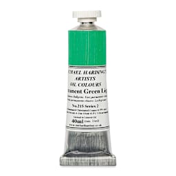 Michael Harding Artists Oil Color - Permanent Green Light, 40 ml tube
