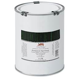 Michael Harding Artists Oil Color - Permanent Sap Green, 1 Liter