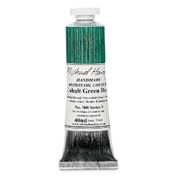 Michael Harding Artists Oil Color - Cobalt Green Deep, 40 ml tube