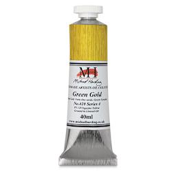 Michael Harding Artists Oil Color – Green Gold, 40 ml tube